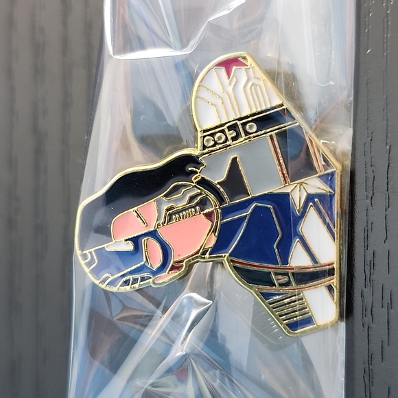 Marvel Captain America x Winter Soldier Inspired Pin - Picture 3 of 3